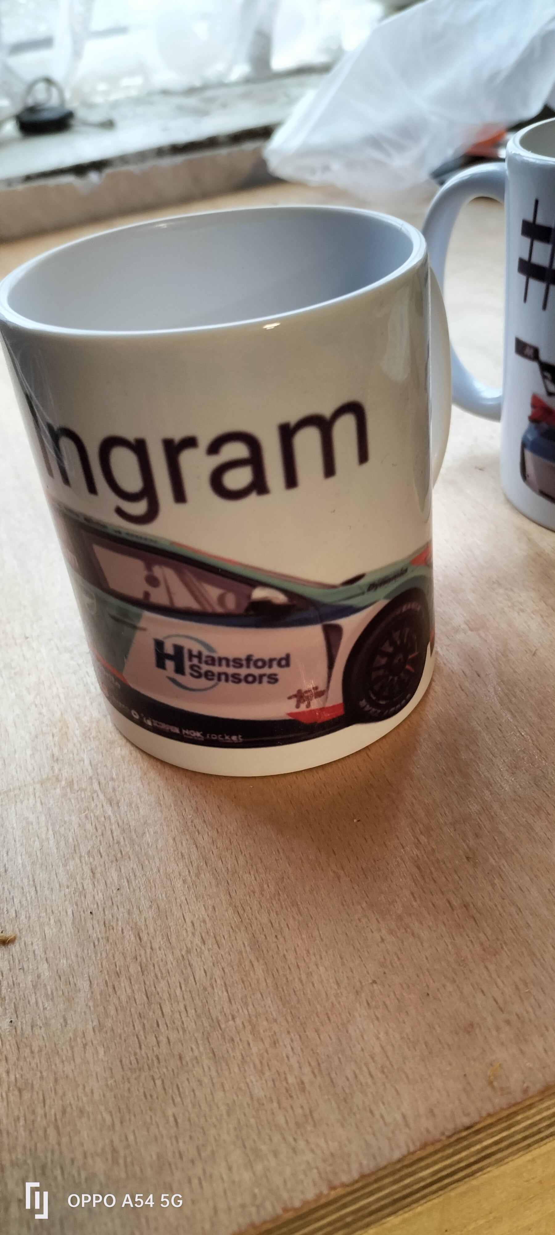 Tom Ingram BTCC mug